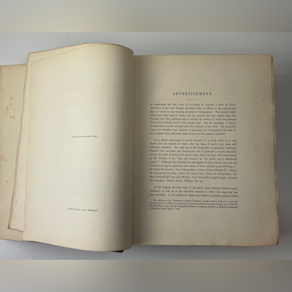 Antique Books: Kays Original Portraits 2 Volume set (PART 2) - Picture 13 of 16
